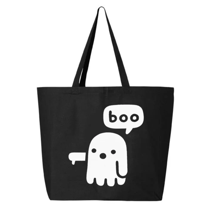 Chunky Ghost Of Disapproval Boo Halloween 25L Jumbo Tote