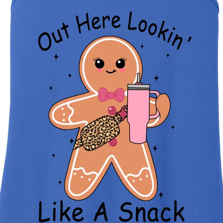 Cute Gingerbread Out Here Lookin Like A Snack Gift Ladies Essential Tank