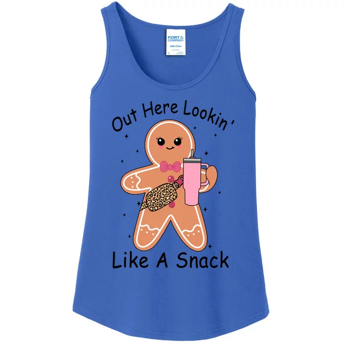 Cute Gingerbread Out Here Lookin Like A Snack Gift Ladies Essential Tank