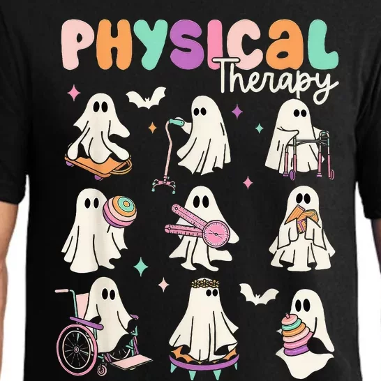 Cute Ghost Physical Therapy PT Physical Therapist Halloween Pajama Set