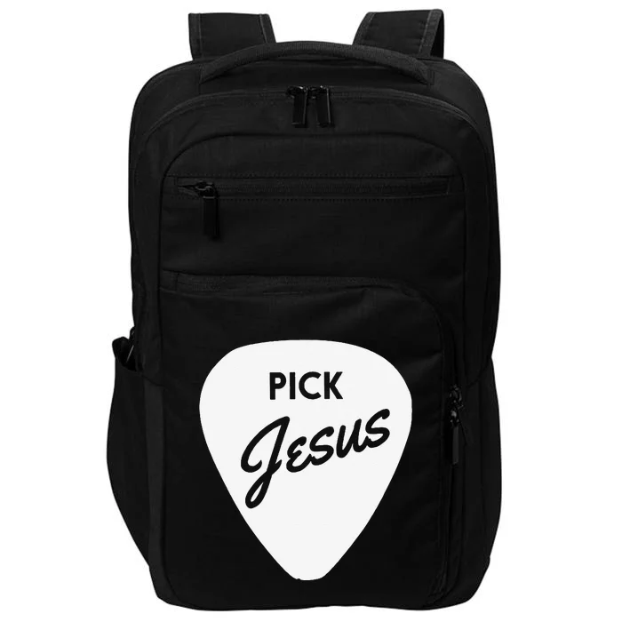 ChristianiTees Guitar Pick Jesus Impact Tech Backpack