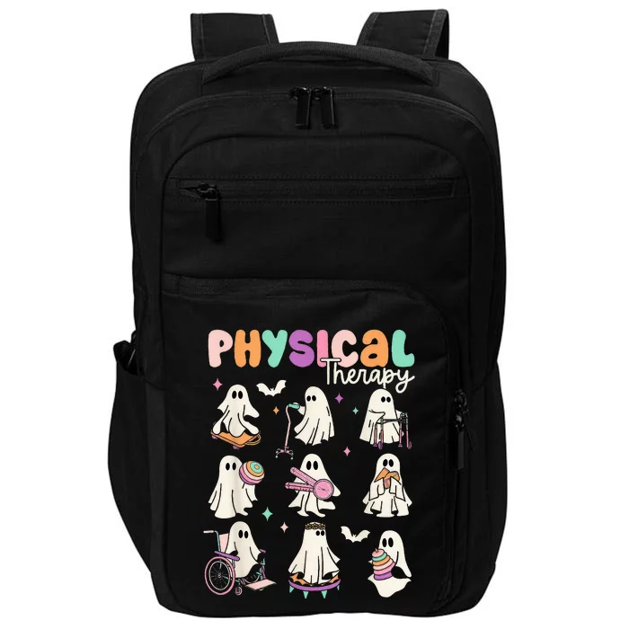 Cute Ghost Physical Therapy Pt Physical Therapist Halloween Impact Tech Backpack