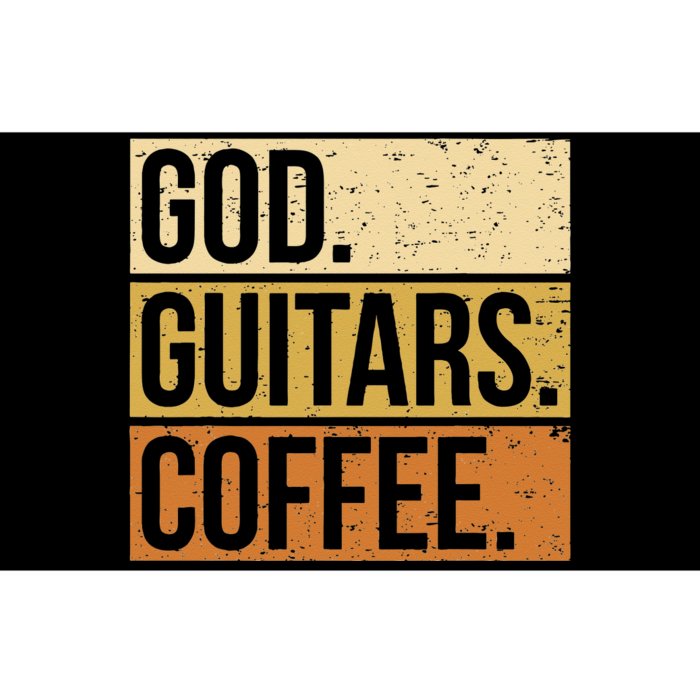 Christian Guitar Player Guitarist I God Guitars Coffee Bumper Sticker