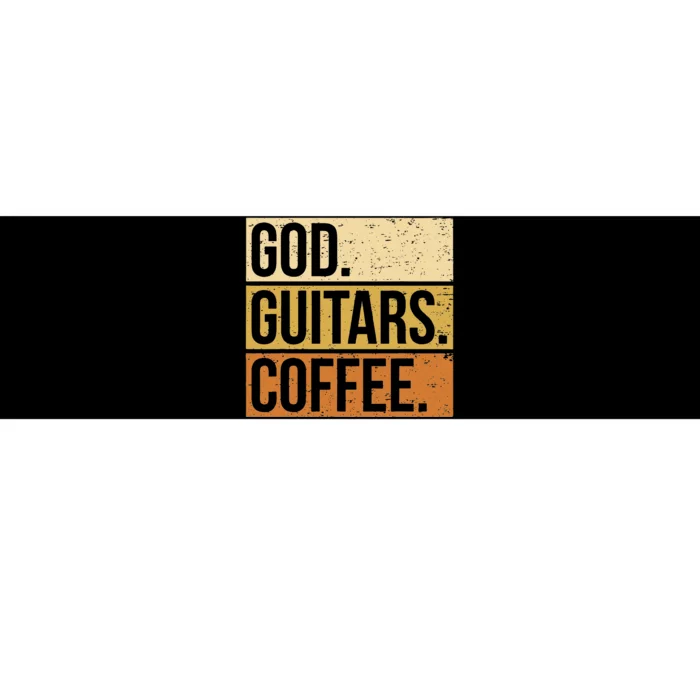 Christian Guitar Player Guitarist I God Guitars Coffee Bumper Sticker