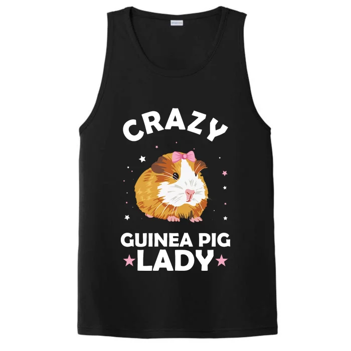 Crazy Guinea Pig Lady Performance Tank