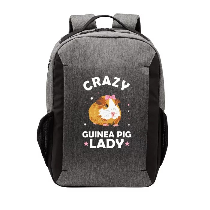 Crazy Guinea Pig Lady Vector Backpack