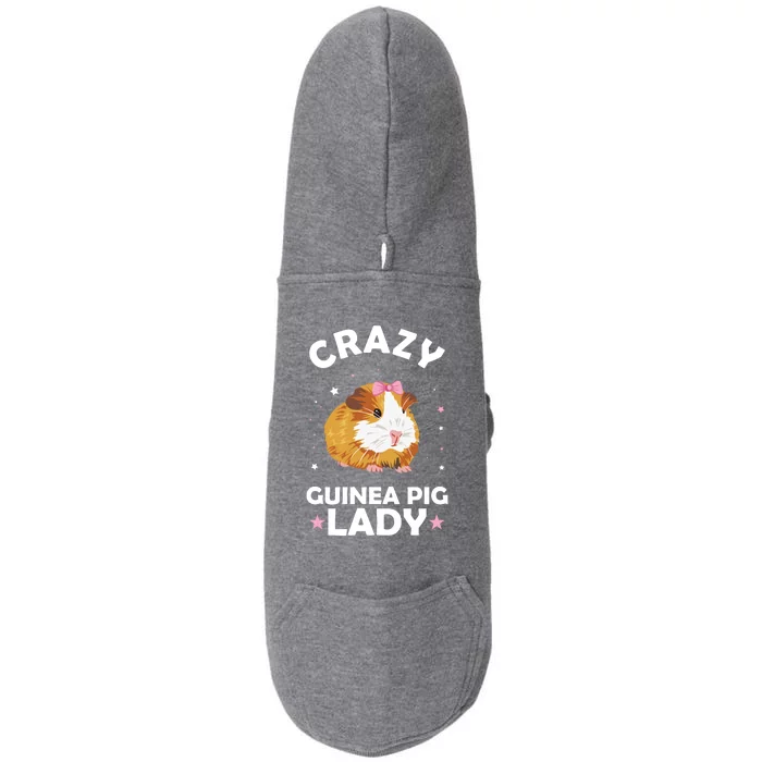 Crazy Guinea Pig Lady Doggie 3-End Fleece Hoodie