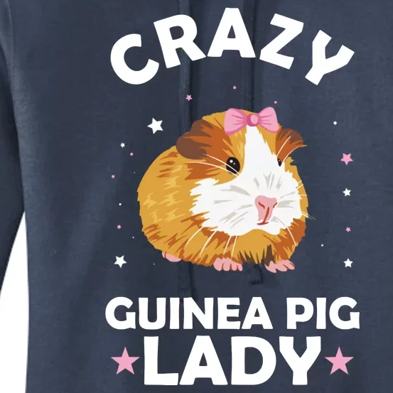 Crazy Guinea Pig Lady Women's Pullover Hoodie