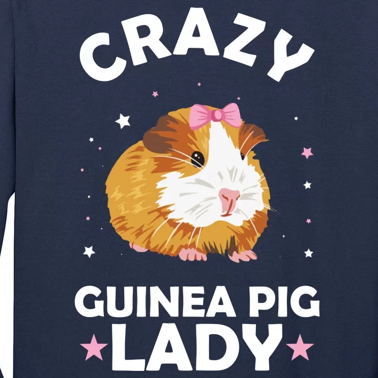 Crazy Guinea Pig Lady Tall Long Sleeve T-Shirt