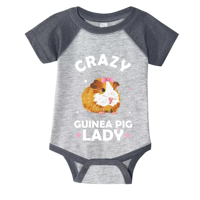 Crazy Guinea Pig Lady Infant Baby Jersey Bodysuit