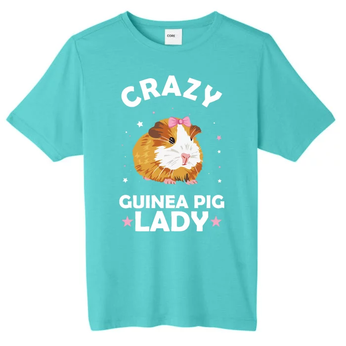 Crazy Guinea Pig Lady ChromaSoft Performance T-Shirt