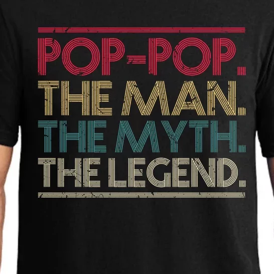 Cool Grandpa Pop Pop The The Myth The Legend Gift Pajama Set