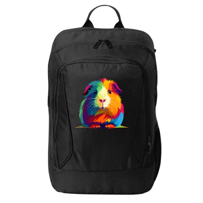 Cute Guinea Pig Rainbow Design For Guinea Pig Lovers City Backpack