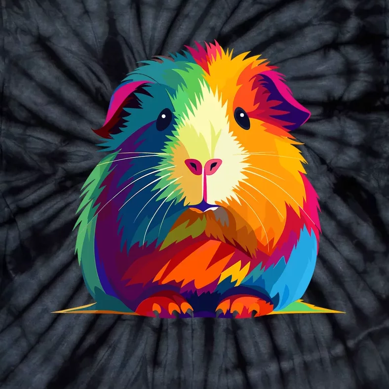 Cute Guinea Pig Rainbow Design For Guinea Pig Lovers Tie-Dye T-Shirt