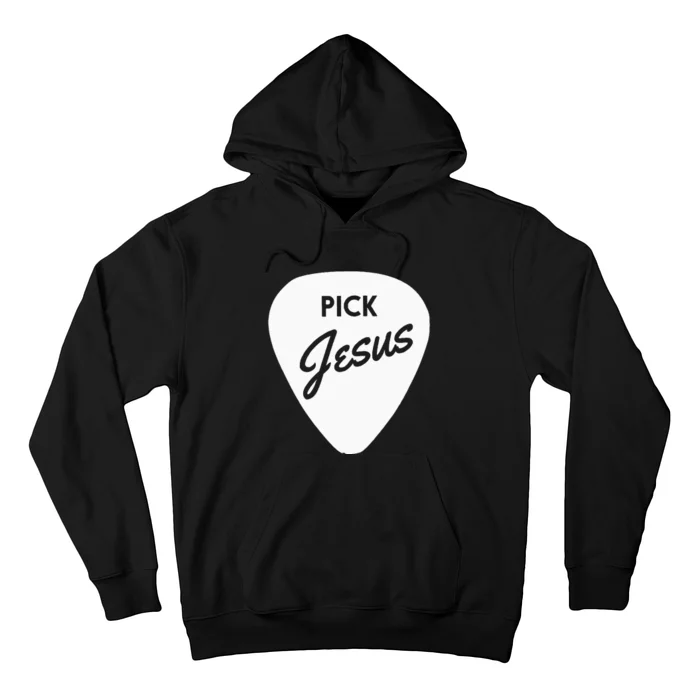 Christianis Guitar Pick Jesus Hoodie