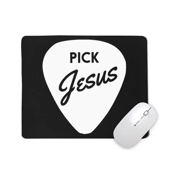 Christianis Guitar Pick Jesus Mousepad