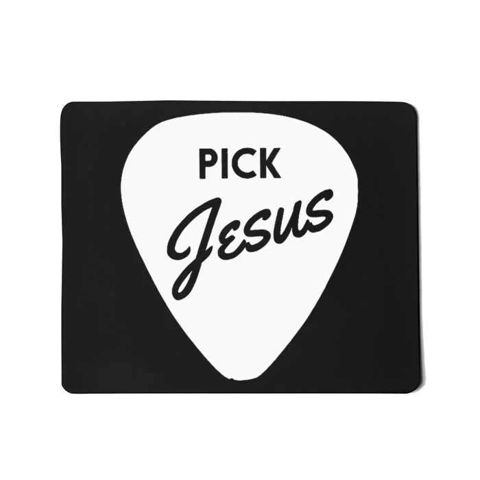 Christianis Guitar Pick Jesus Mousepad