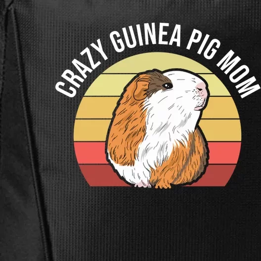 Crazy Guinea Pig Mom City Backpack