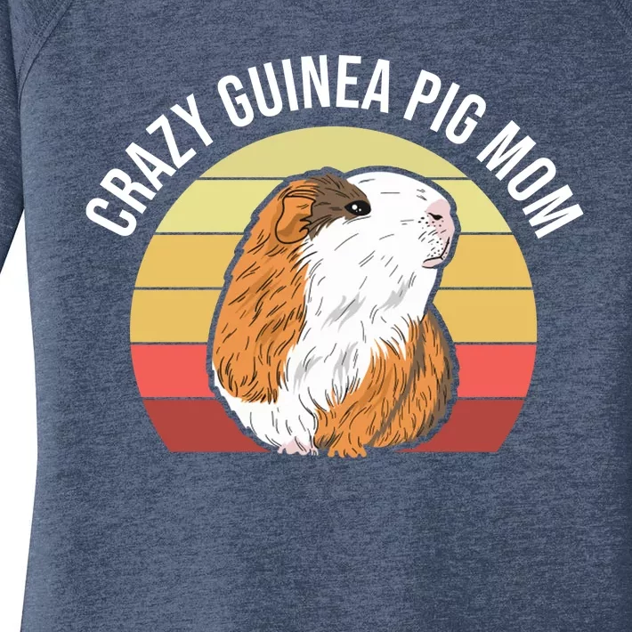 Crazy Guinea Pig Mom Women's Perfect Tri Tunic Long Sleeve Shirt