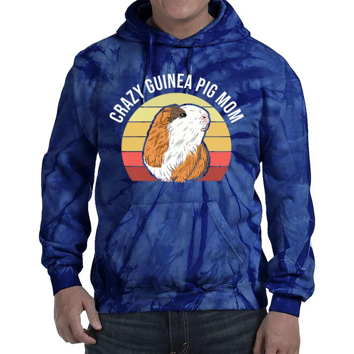 Crazy Guinea Pig Mom Tie Dye Hoodie