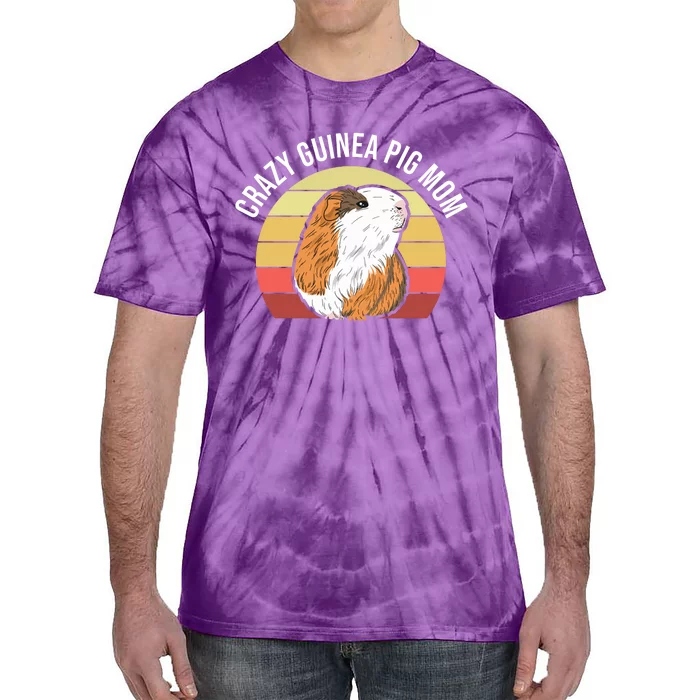 Crazy Guinea Pig Mom Tie-Dye T-Shirt