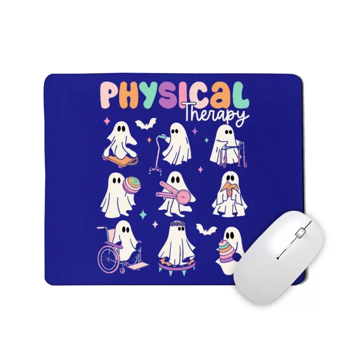 Cute Ghost Physical Therapy PT Physical Therapist Halloween Mousepad