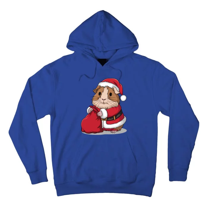 Cute Guinea Pig Christmas Santa Claus Tall Hoodie