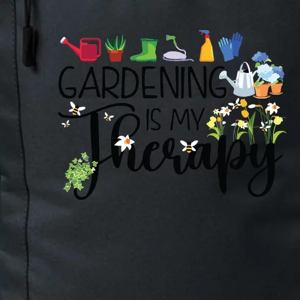 Cool Garden Plant Owner Gardening Is My Therapy Funny Saying Daily Commute Backpack