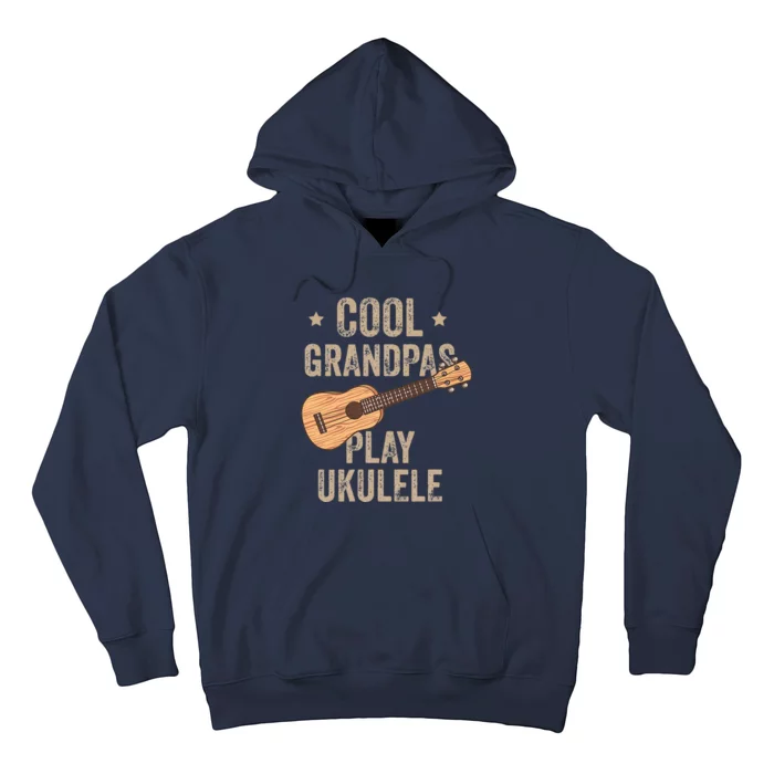 Cool Grandpas Play Ukulele Ukulele Music Guitar Hoodie