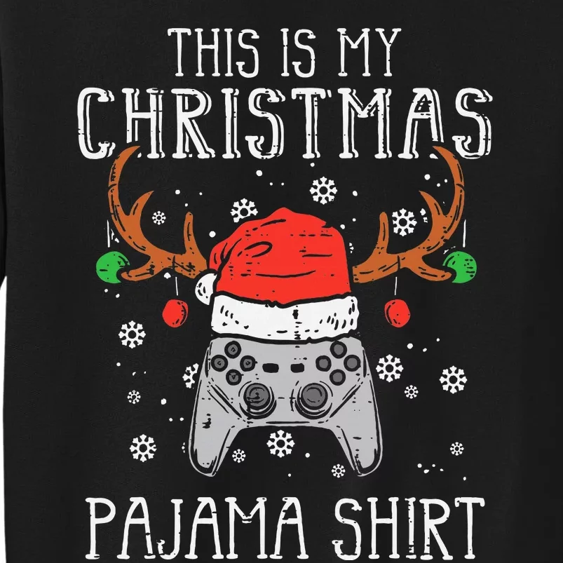 Christmas Gamer Pajama Set Tall Sweatshirt