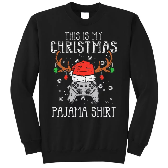 Christmas Gamer Pajama Set Tall Sweatshirt