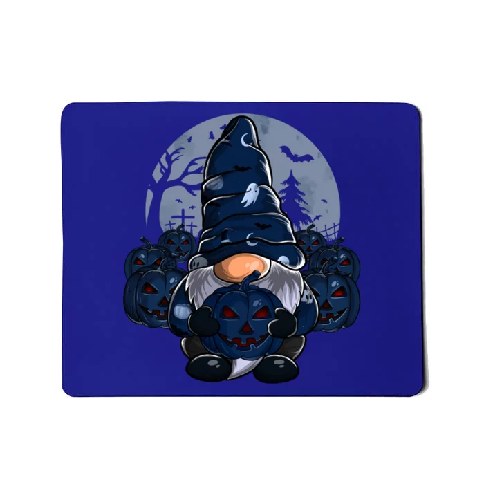 Cute Gnome Pumpkin Moon Funny Boys Girls Halloween Gnomies Cool Gift Mousepad