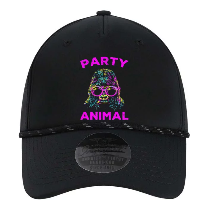 Cute Gorilla Party Animal Lover Colorful Monkey Performance The Dyno Cap