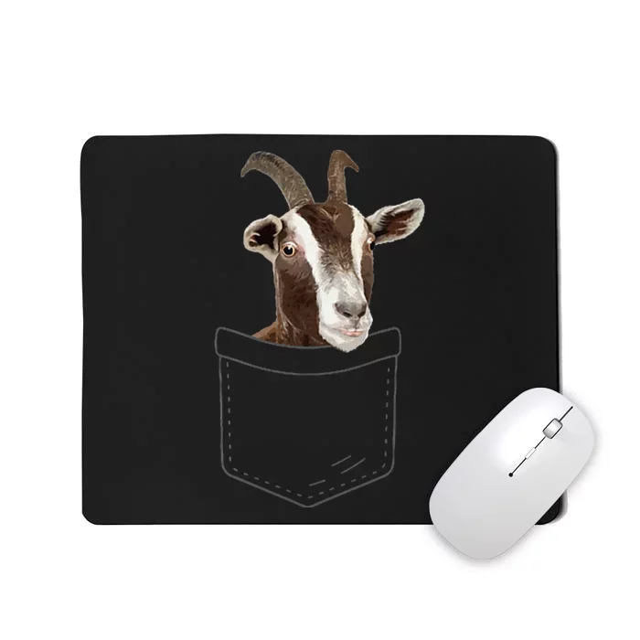 Cool Goat Pocket Goat Whisperer Farm Animal Mousepad