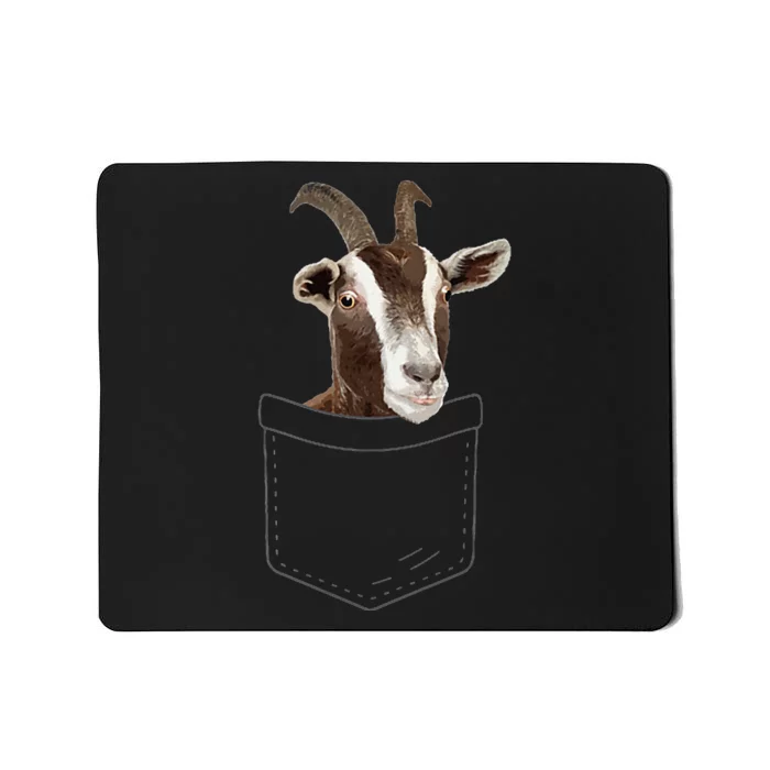 Cool Goat Pocket Goat Whisperer Farm Animal Mousepad