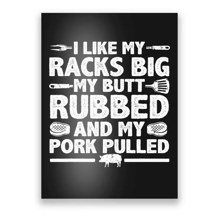 Cool Grilling Pork Rub Smoking Bbq Meat Smoker Poster