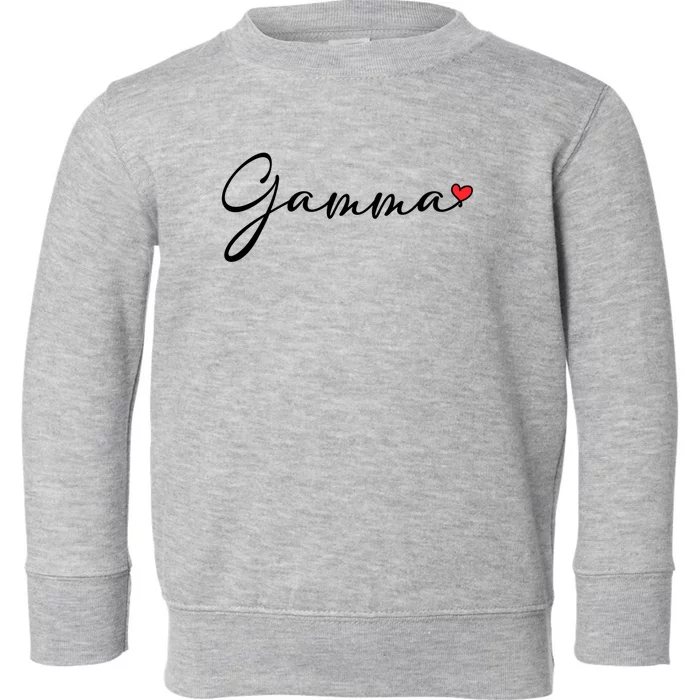 Cute Gamma Proud Grandma Mothers Day Cool Gift Toddler Sweatshirt