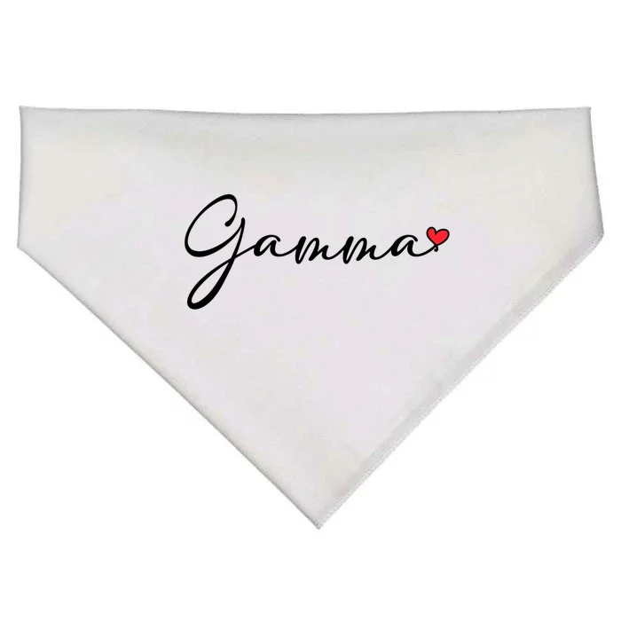 Cute Gamma Proud Grandma Mothers Day Cool Gift USA-Made Doggie Bandana