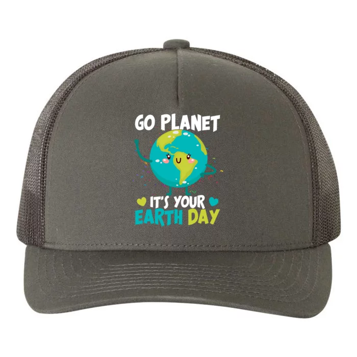 Cute Go Planet It's Your Earth Day Yupoong Adult 5-Panel Trucker Hat