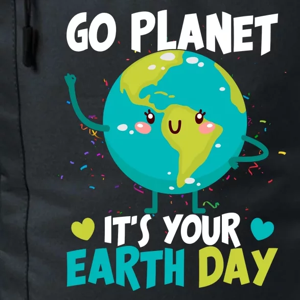 Cute Go Planet It's Your Earth Day Daily Commute Backpack