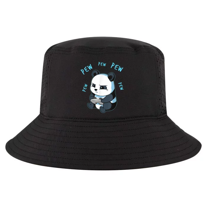 Cute Gaming Panda Pew Video Game Computer Player Cool Comfort Performance Bucket Hat