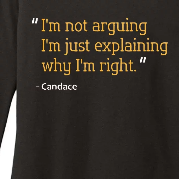 Candace Gift Quote Personalized Funny Birthday Name Idea Womens CVC Long Sleeve Shirt