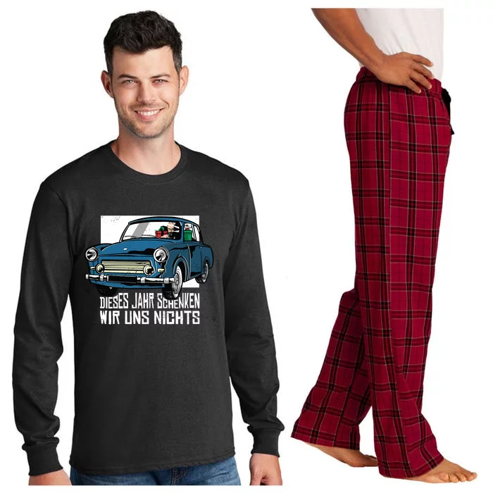 Christmas German Quote Long Sleeve Pajama Set