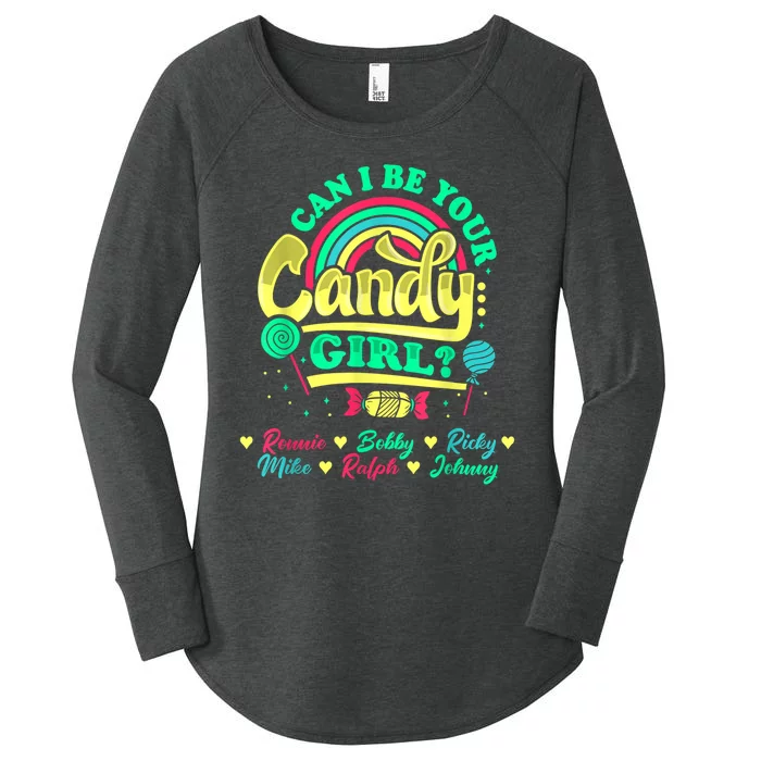 Candy Gir'l Ronnie Bobby Ricky Mike Ralph Johnny Women's Perfect Tri Tunic Long Sleeve Shirt