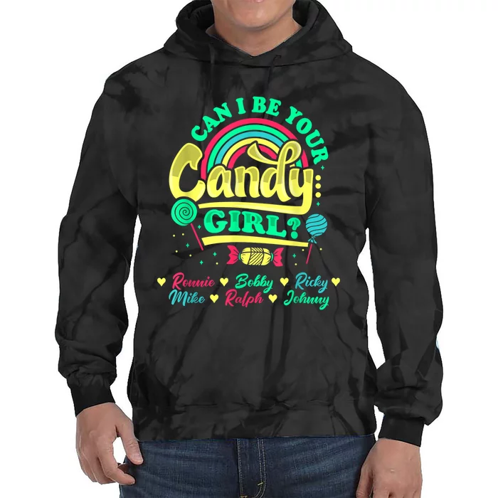 Candy Gir'l Ronnie Bobby Ricky Mike Ralph Johnny Tie Dye Hoodie