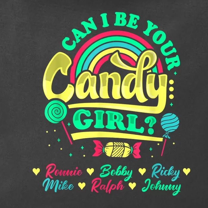 Candy Gir'l Ronnie Bobby Ricky Mike Ralph Johnny Zip Tote Bag