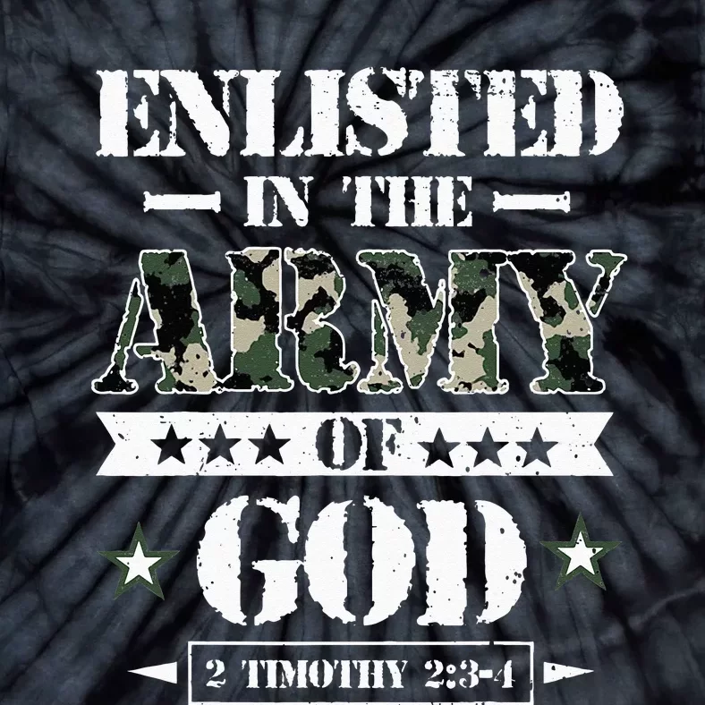 Christian gifts religious bible verse scriptures God's Army Tie-Dye T-Shirt