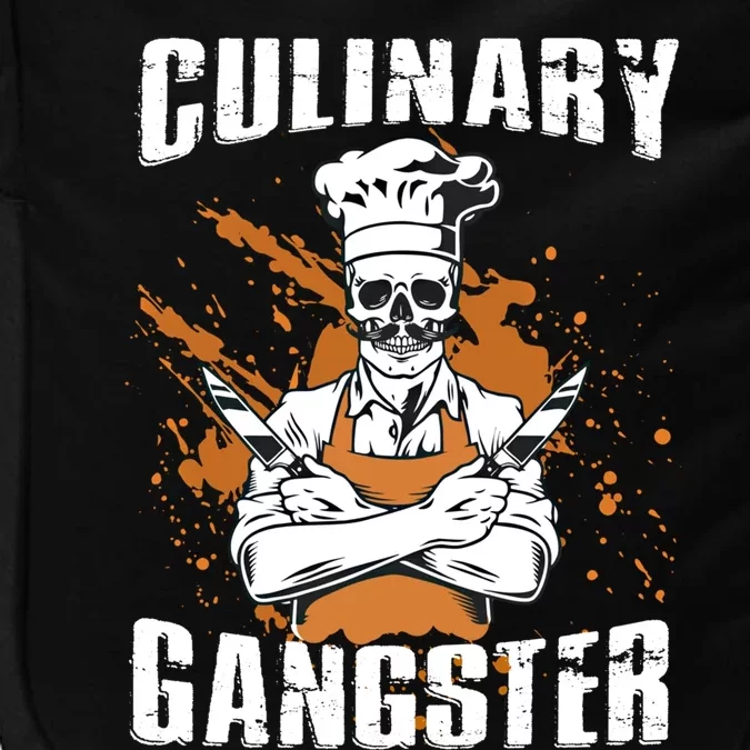 Culinary Gangster Restaurant Chef Gift Impact Tech Backpack