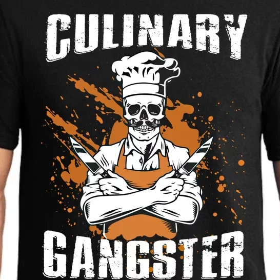 Culinary Gangster Restaurant Chef Gift Pajama Set