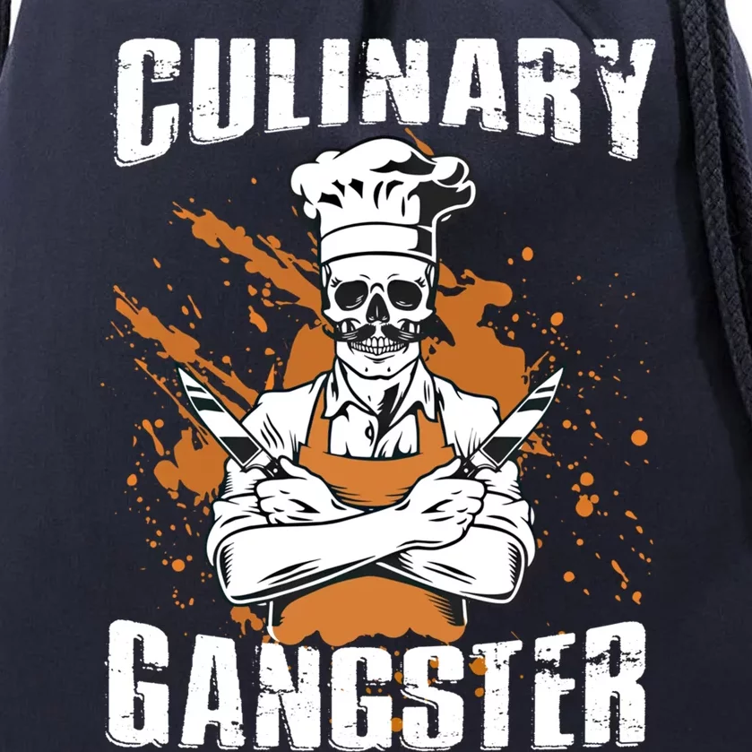 Culinary Gangster Restaurant Chef Gift Drawstring Bag